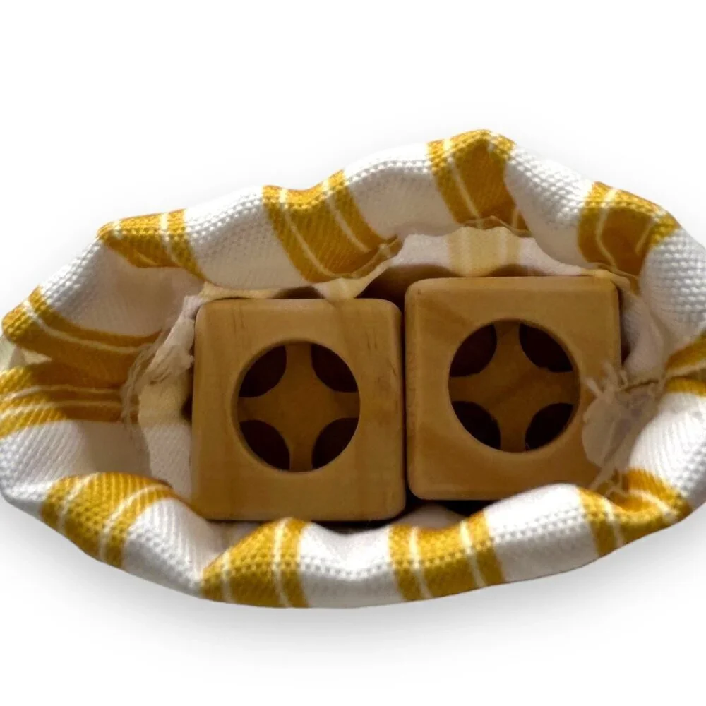Train Whistle Toy Wooden‎ 3pc Yellow White - Hearth & Hand Magnolia, Target 2022